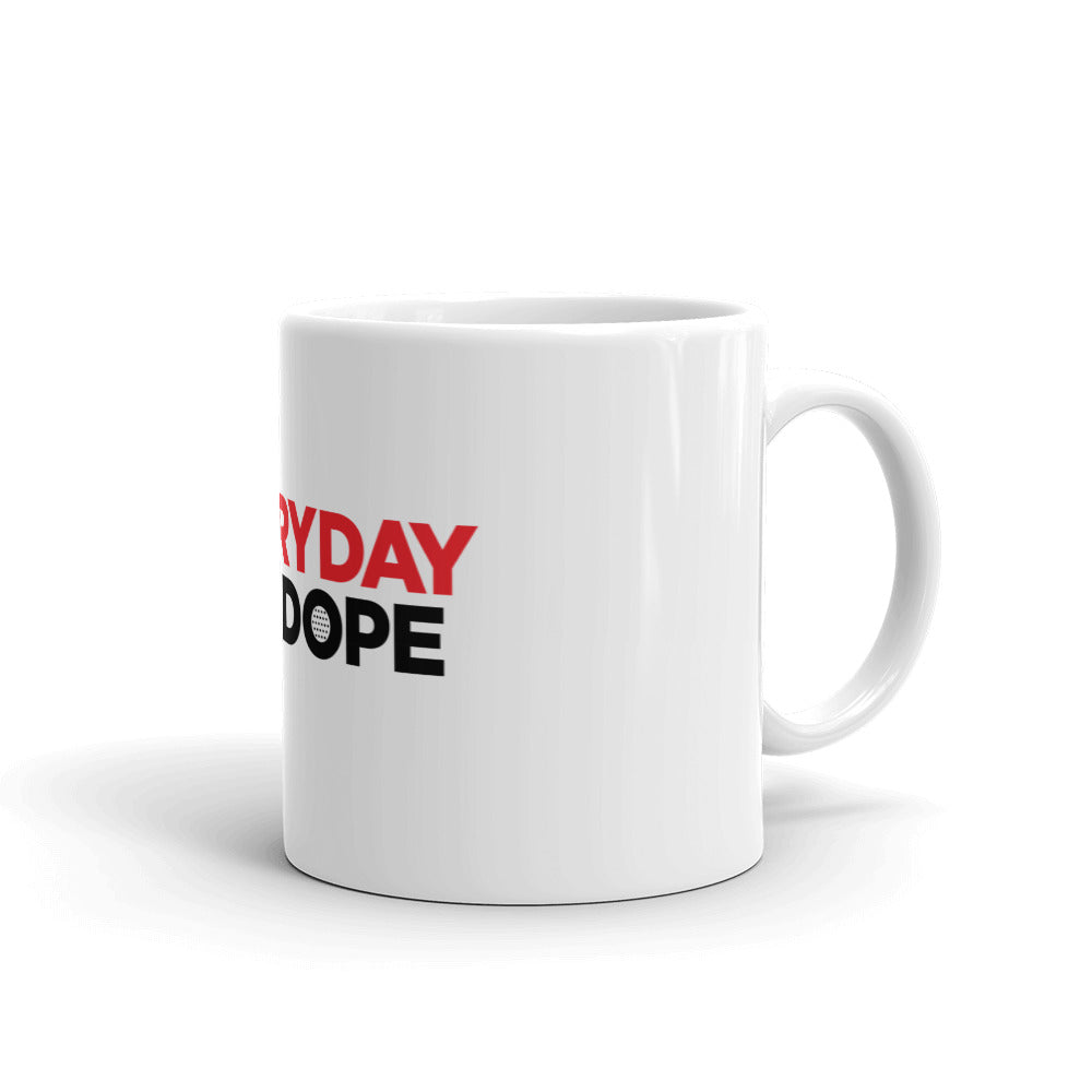 Everyday Dope White glossy mug